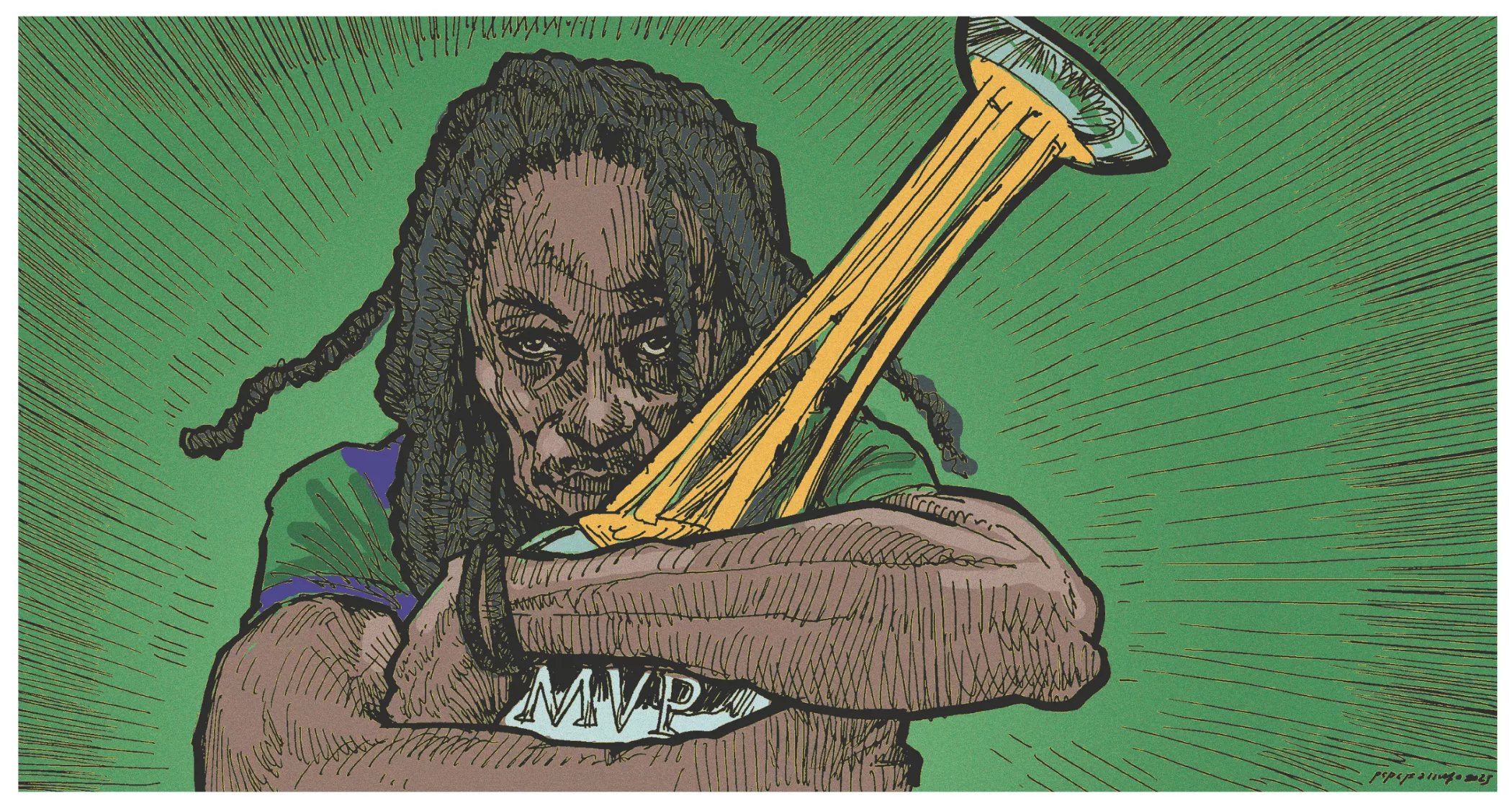 Kendrick Perry, por Farruqo. 