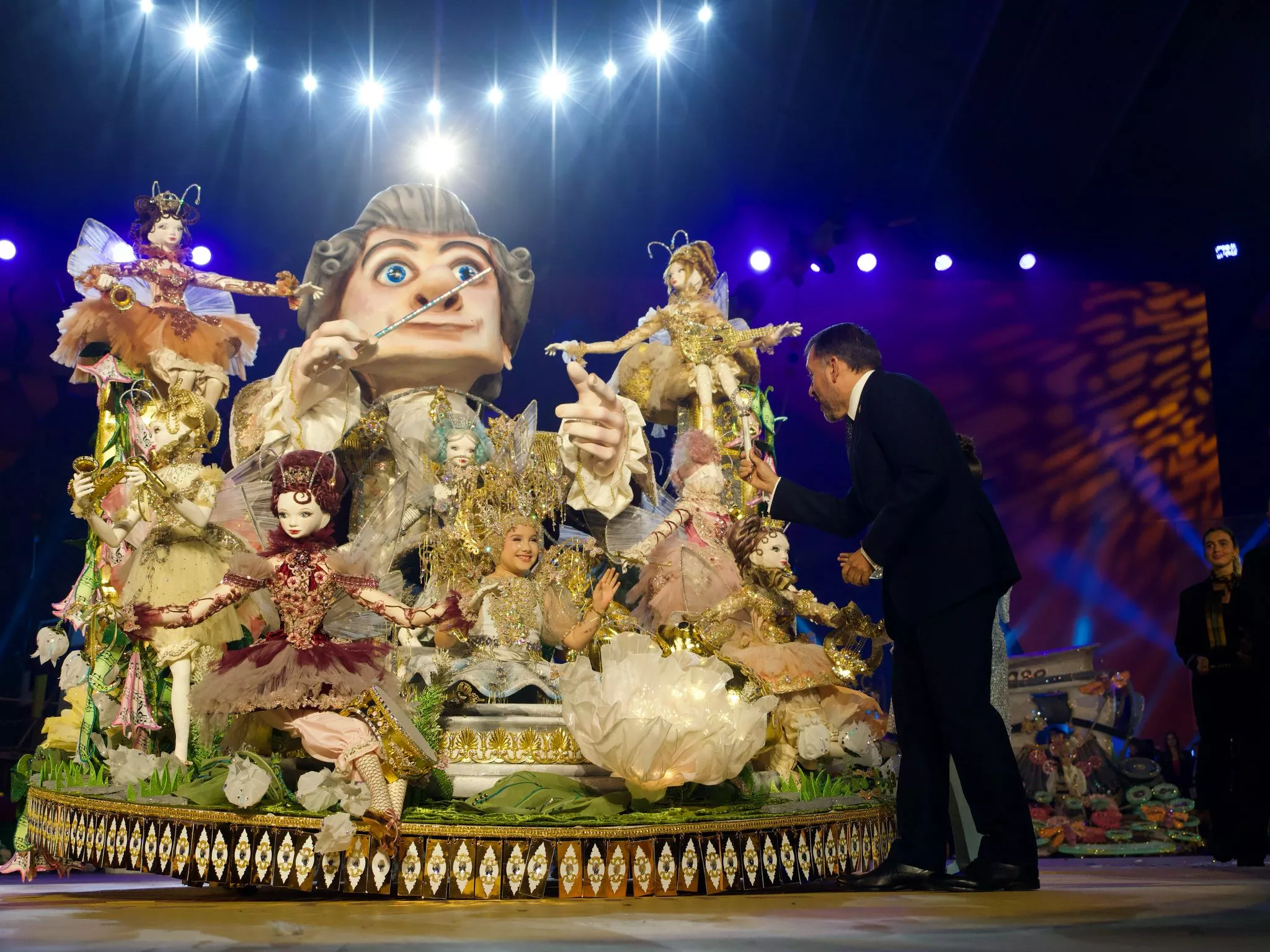 Camila Dorta Díaz, Reina Infantil del Carnaval de Santa Cruz de Tenerife 2025. / AYUNTAMIENTO DE SANTA CRUZ DE TENERIFE