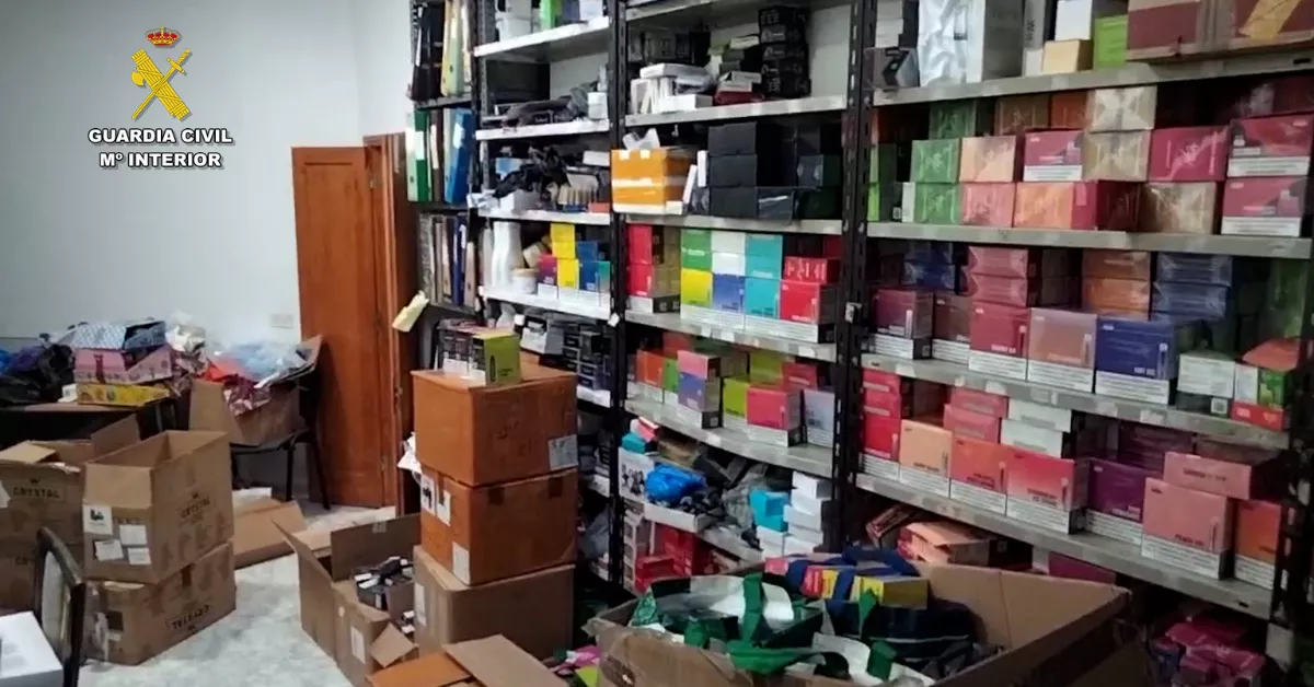 8.000 vápers y cigarrillos electrónicos ilegales intervenidos en Gran Canaria