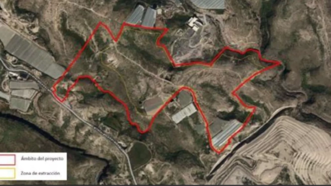 Plano de la cantera que la empresa Black Box Engineering.PROYECTO