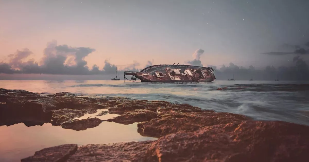 Imagen de un naufragio / PEXELS