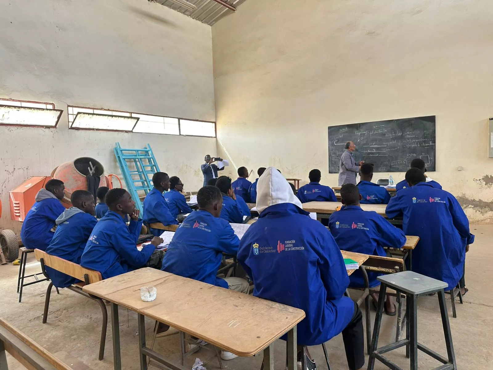 Escuela de enseñanza profesional en Nuakchot, Mauritania. /Gobierno de Canarias