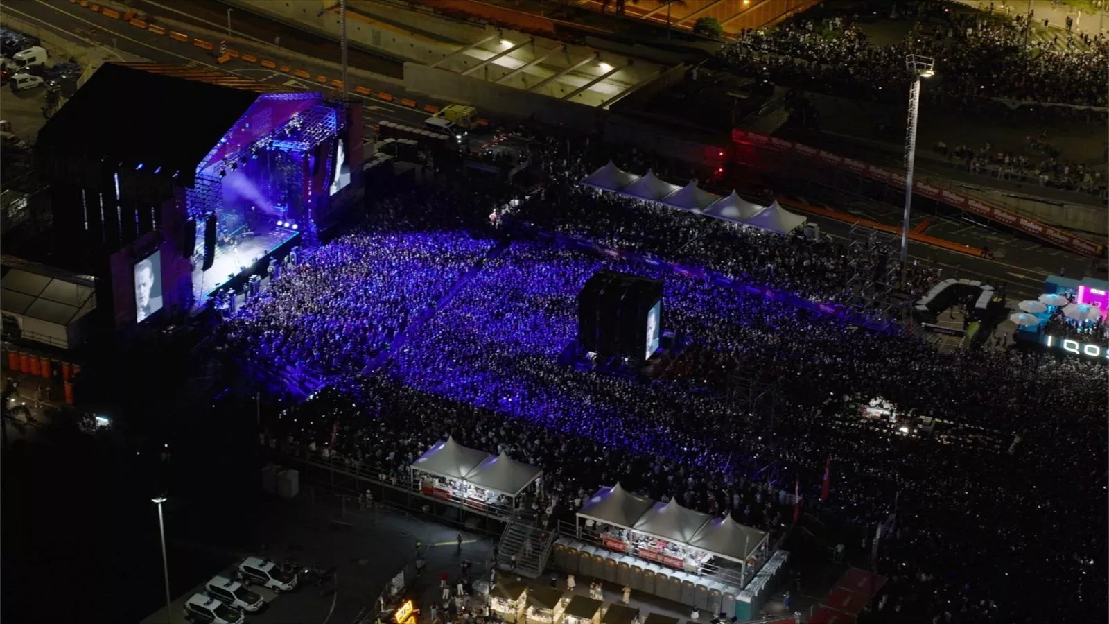 Imagen aérea del Tenerife Music Festival. / ARCHIVO