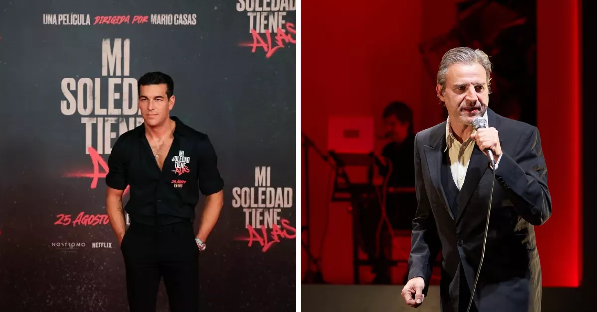 Imagen del actor Mario Casas a la izquierda y Alberto San Juan a la derecha  EFE