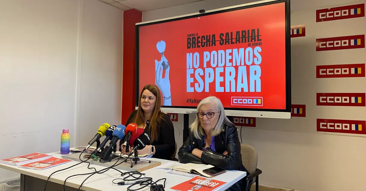 Presentación del Informe de Brecha Salarial 2024 de Comisiones Obreras / ATLÁNTICO HOY