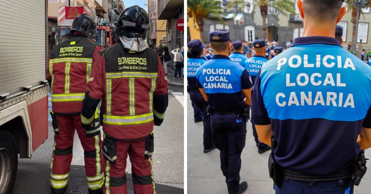 Los sindicatos de bomberos y policías de Las Palmas de Gran Canaria saldrán a la calle a reivindicar sus demandas / AH