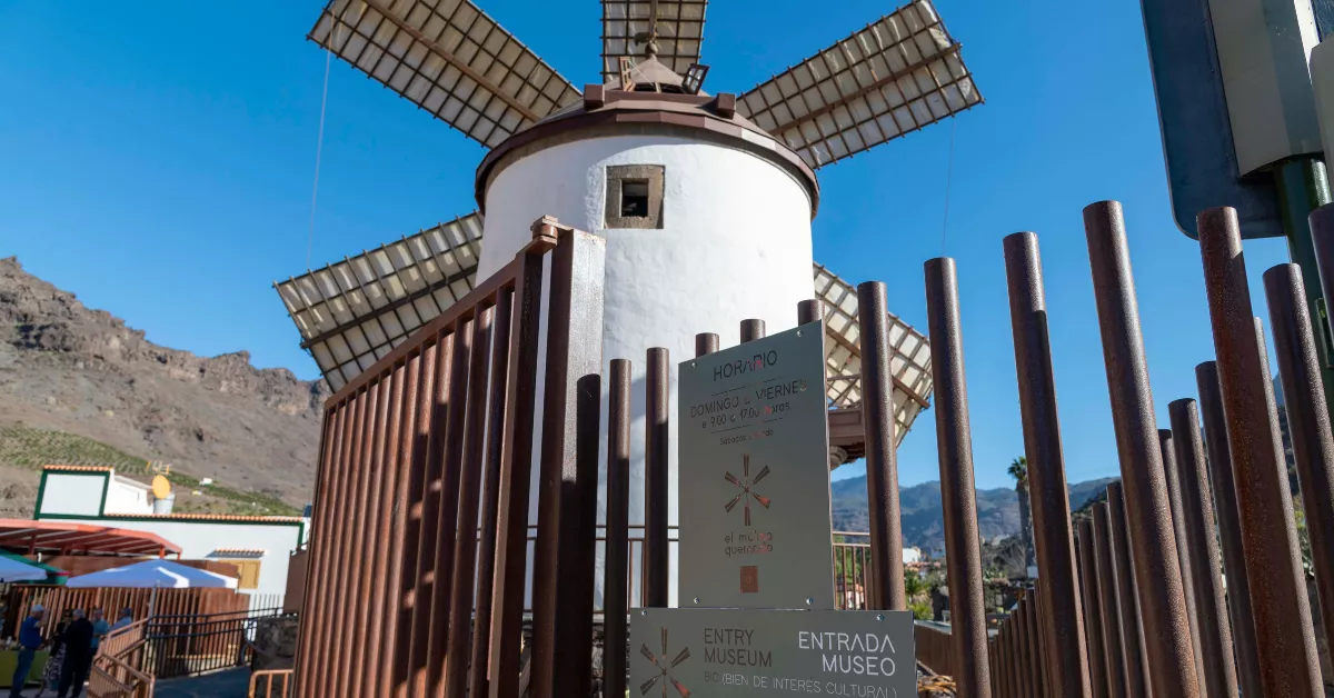 Imagen del molino de Mogán / AYUNTAMIENTO DE MOGÁN