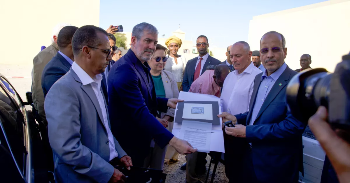 Visita de Clavijo a Mauritania / EFE