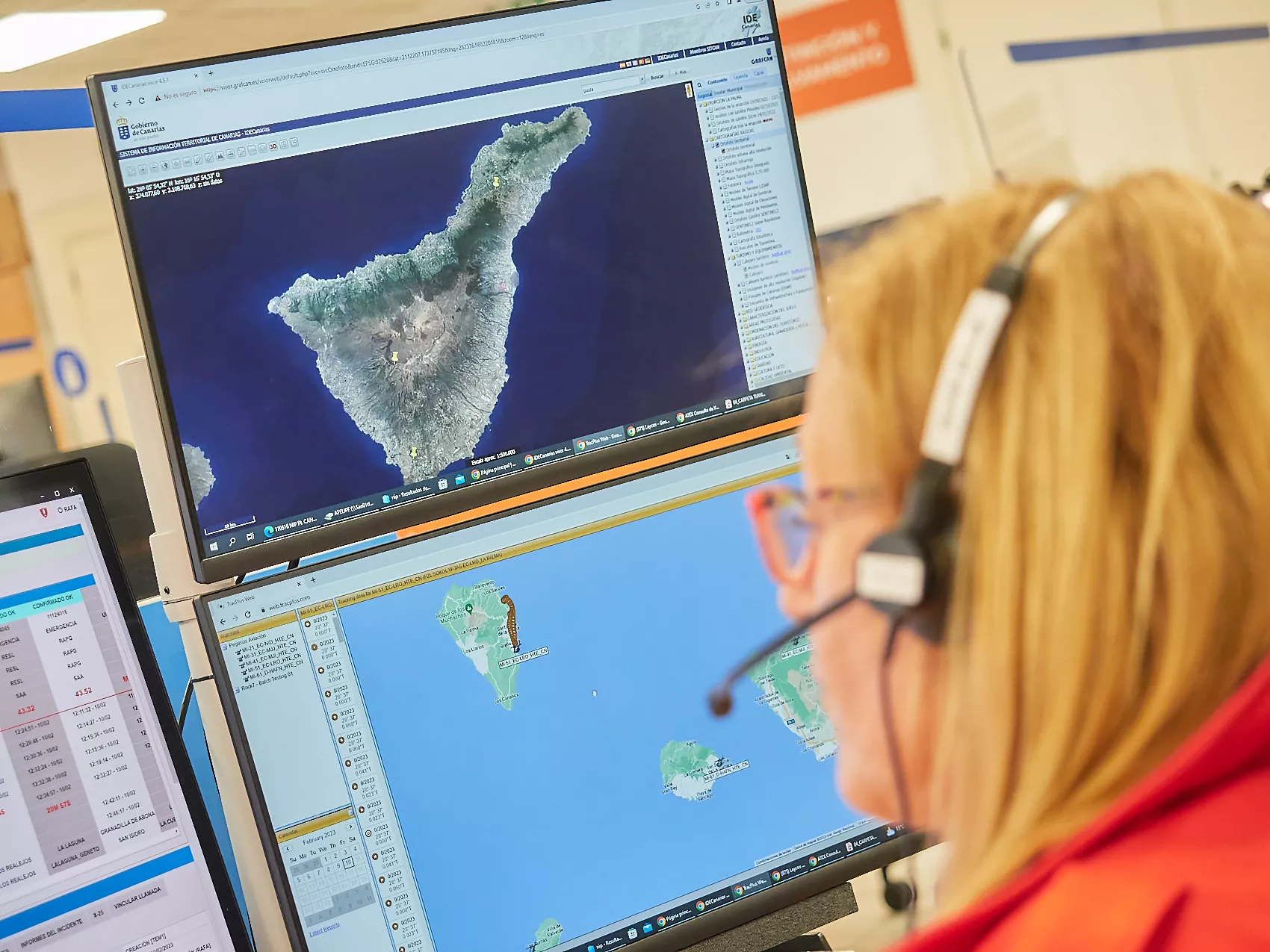 Personal del servicio de emergencias que atendió el accidente en Güímar. / 112 CANARIAS