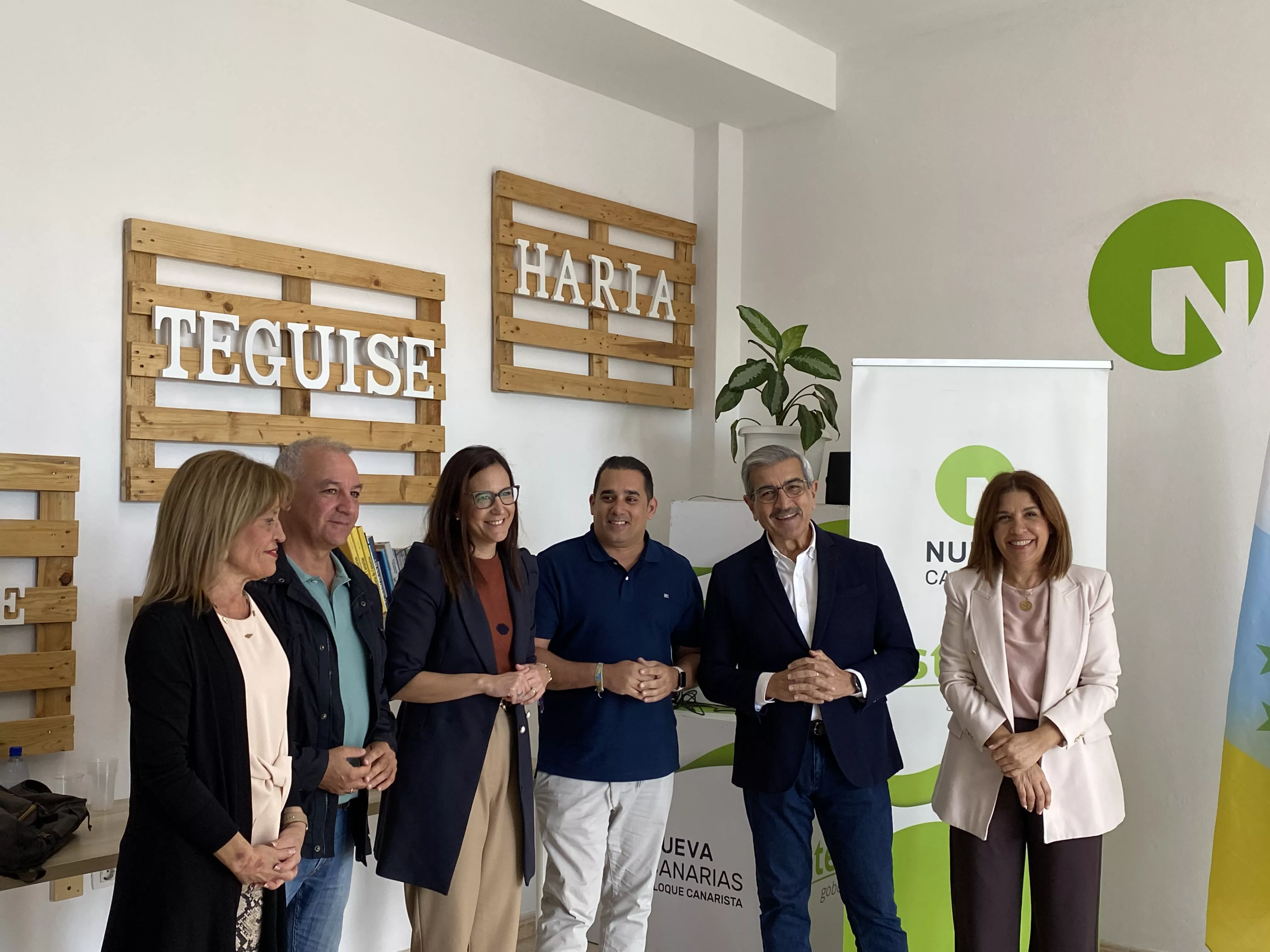 Dirigentes de Nueva Canarias. / CEDIDA