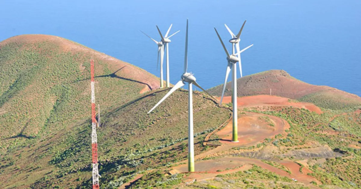 Gorona del Viento, en El Hierro, una de las principales fuentes de energías renovables de la isla./ ARCHIVO