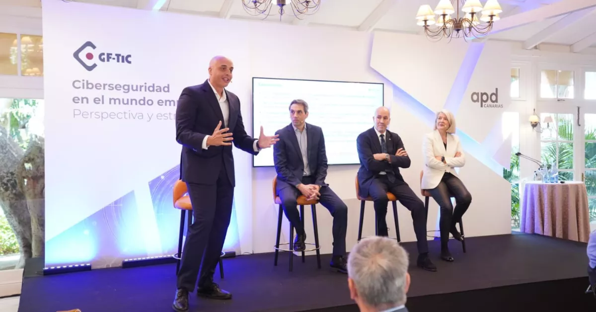 Momento del acto sobre ciberseguridad empresarial / GRUPO FEDOLA