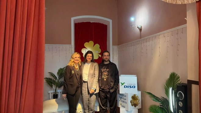 Presentación del nuevo proyecto entre la Fundación DISA y Timaginas Teatro. / ATLÁNTICO HOY