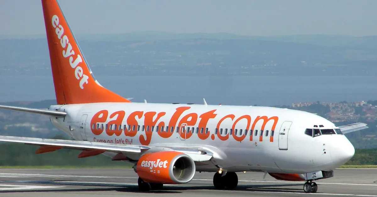 Avión de EsayJet / EASYJET