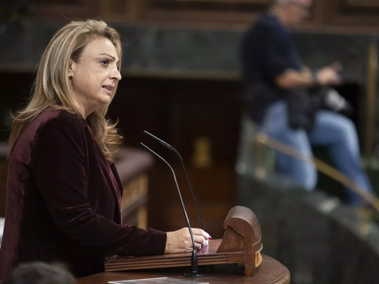 Cristina Valido durante una intervención. / COALICIÓN CANARIA
