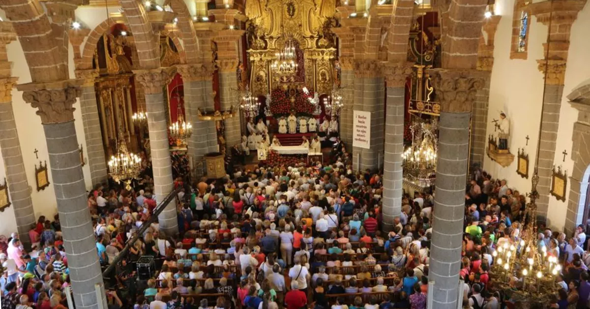 Imagen de la basílica por dentro / GOBIERNO DE CANARIAS