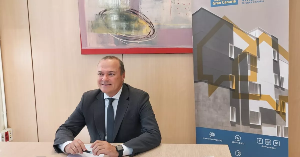 El consejero de Obras Públicas e Infraestructuras, Arquitectura y Vivienda, Augusto Hidalgo / CABILDO DE GRAN CANARIA