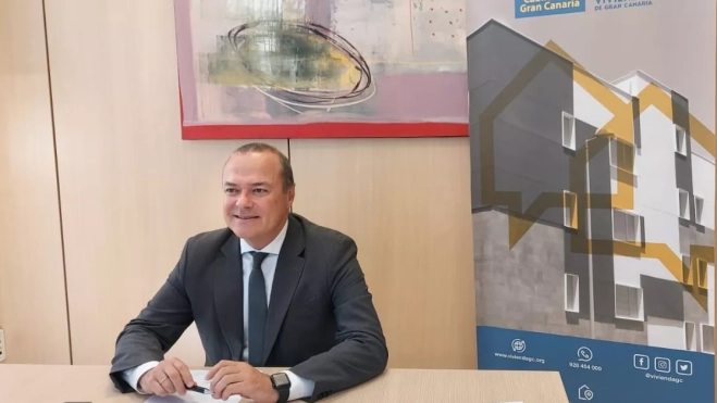 El consejero de Obras Públicas e Infraestructuras, Arquitectura y Vivienda, Augusto Hidalgo / CABILDO DE GRAN CANARIA