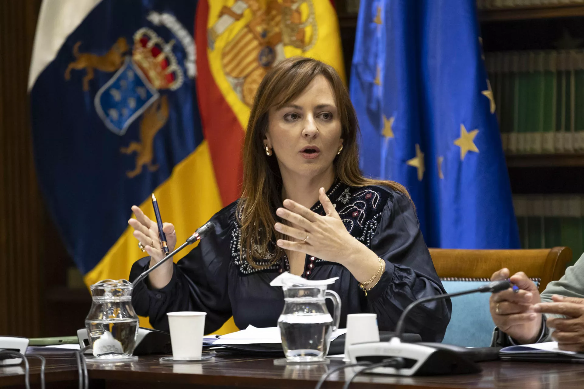 La consejera de Presidencia, Administraciones Públicas, Justicia y Seguridad, Nieves Lady Barreto. / EFE