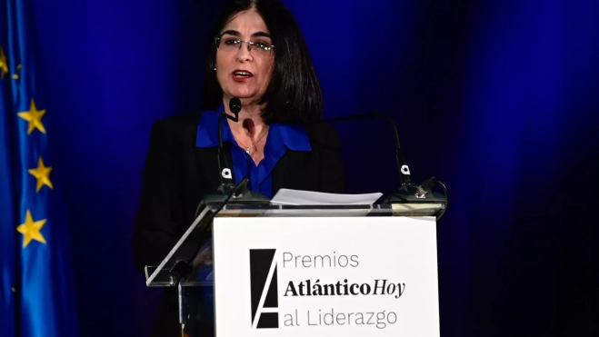 Carolina Darias, alcaldesa de Las Palmas de Gran Canaria, en los Premios Atlántico Hoy al Liderazgo 2025 / TONY HERNÁNDEZ