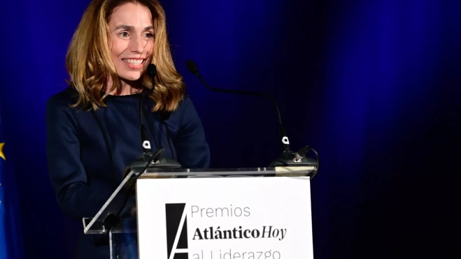 Eva Moll en Premios Atlántico Hoy al Liderazgo 2025 / TONY HERNÁNDEZ
