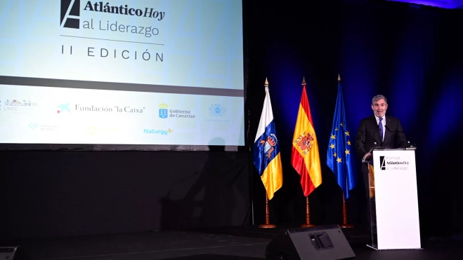 Fernando Clavijo presidente de Canarias en Premios Atlántico Hoy al Liderazgo 2025 / TONY HERNÁNDEZ
