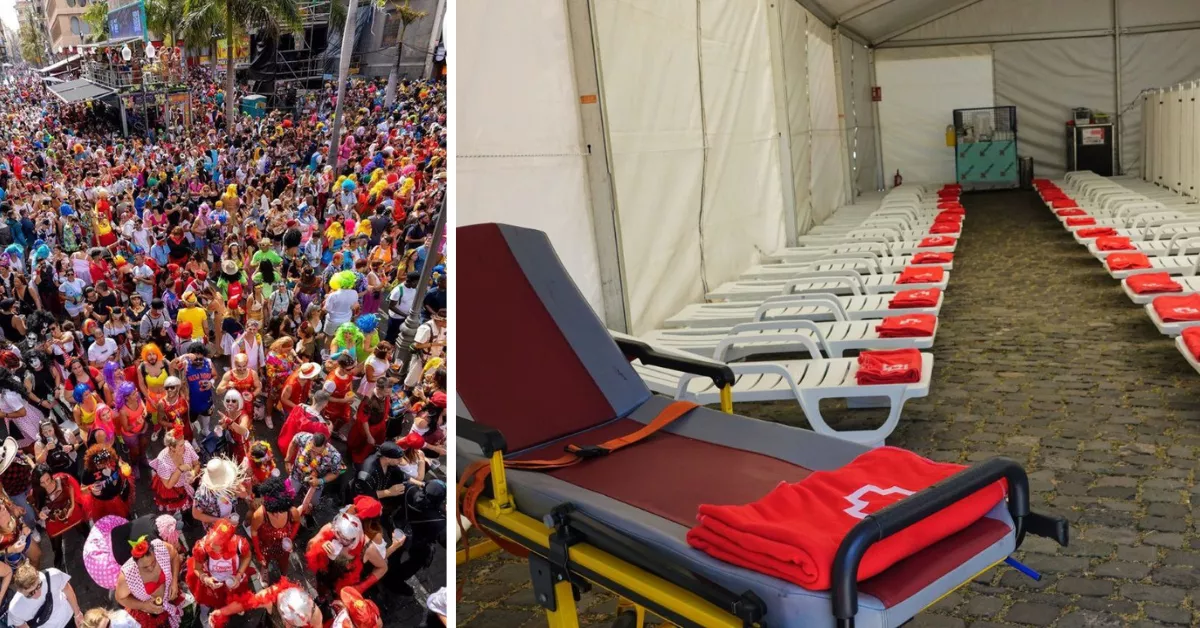 Personas atendidas en el hospital durante los Carnavales de Santa Cruz de Tenerife / AH