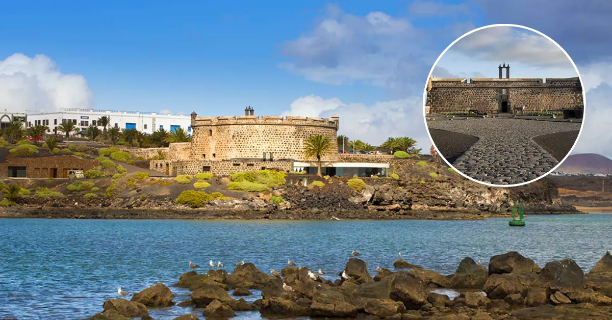 Imagen del castillo de San José, en Lanzarote / MONTAJE AH - TURISMO 