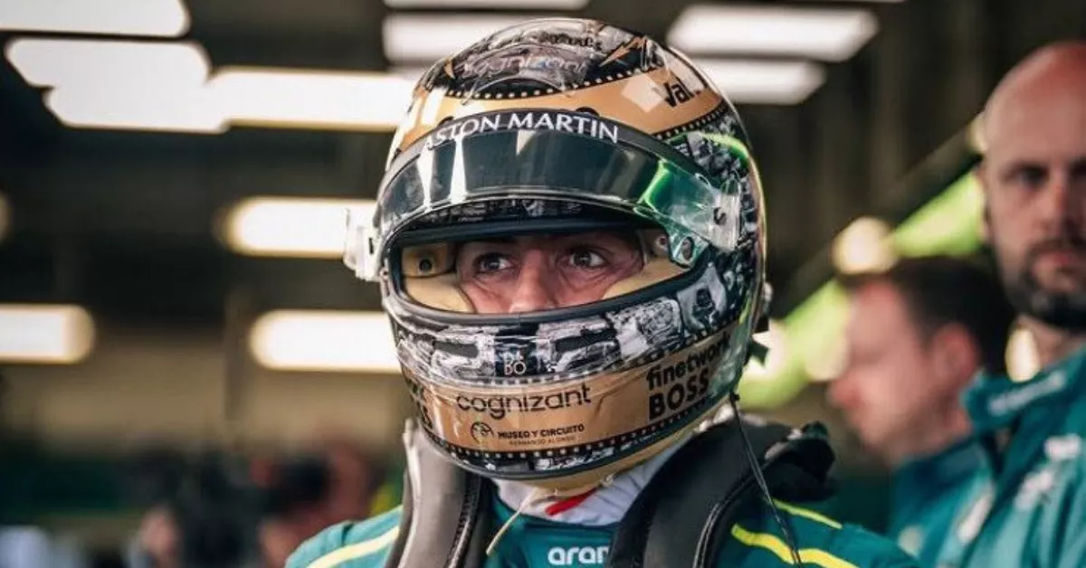 Del casco de Carlos Sainz al mono de Fernando Alonso: subasta solidaria por la DANA de Valencia./ SERVIMEDIA