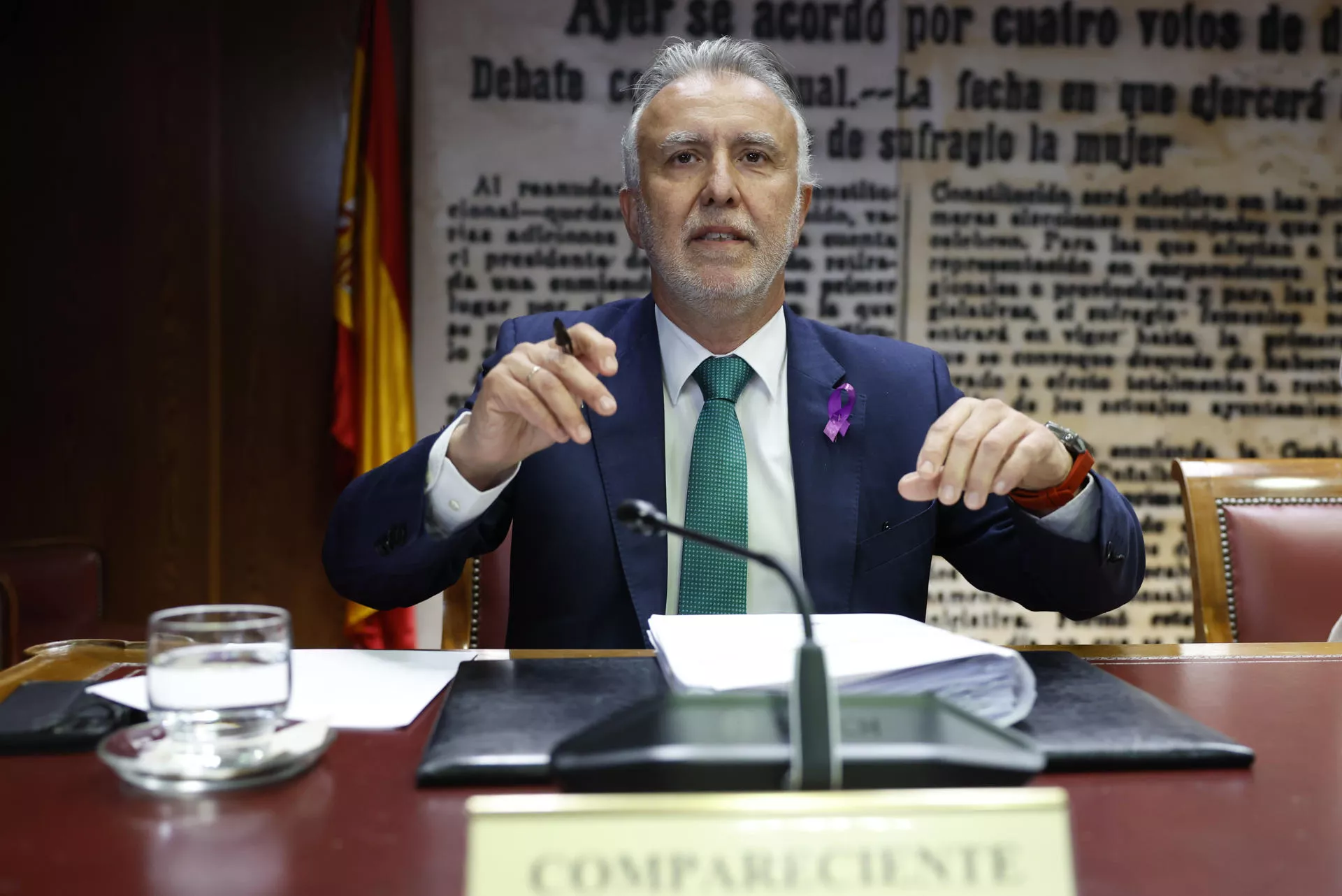 Ángel Víctor Torres niega cualquier relación con Víctor de Aldama en el 'caso Koldo'. Ángel Víctor Torres niega cualquier relación con Víctor de Aldama en el 'caso Koldo'.