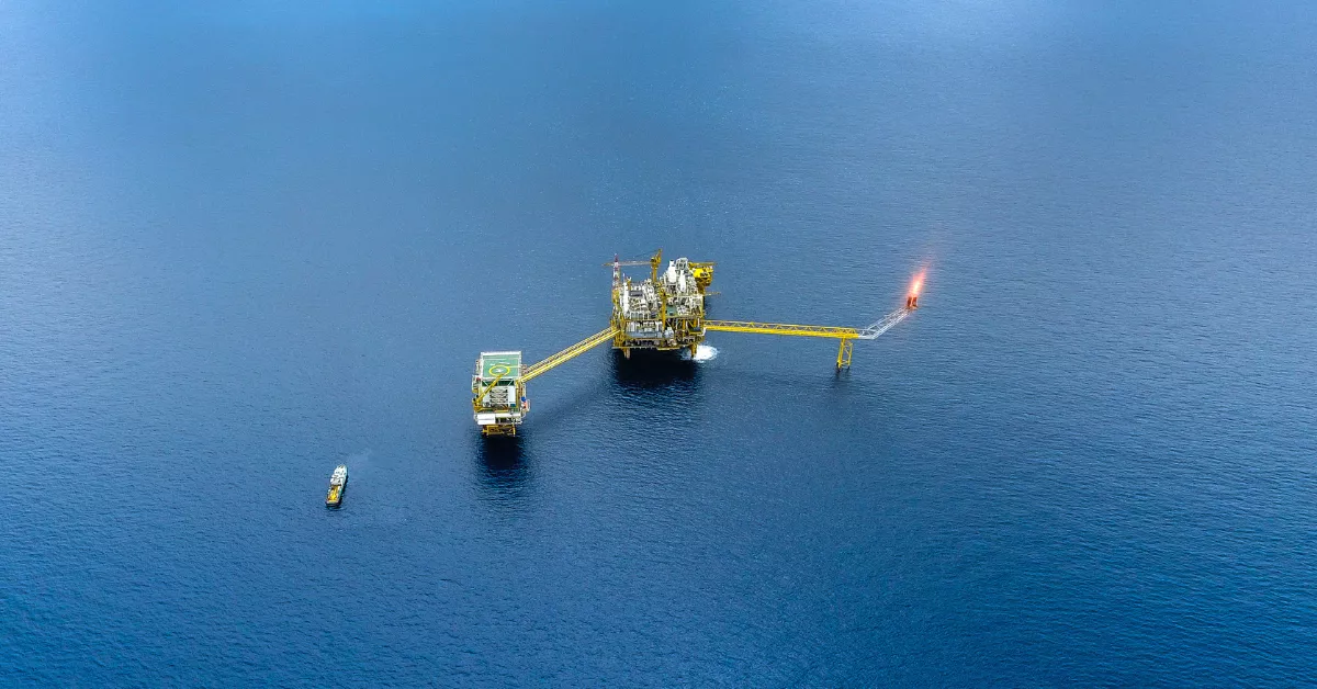 Infraestructura para la explotación de gas. / IMAGEN DE LA RED