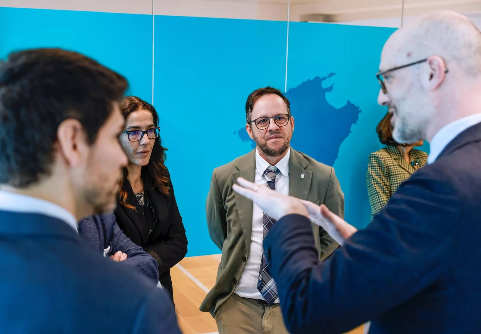Celia Alberto y Octavio Caraballo en Bruselas