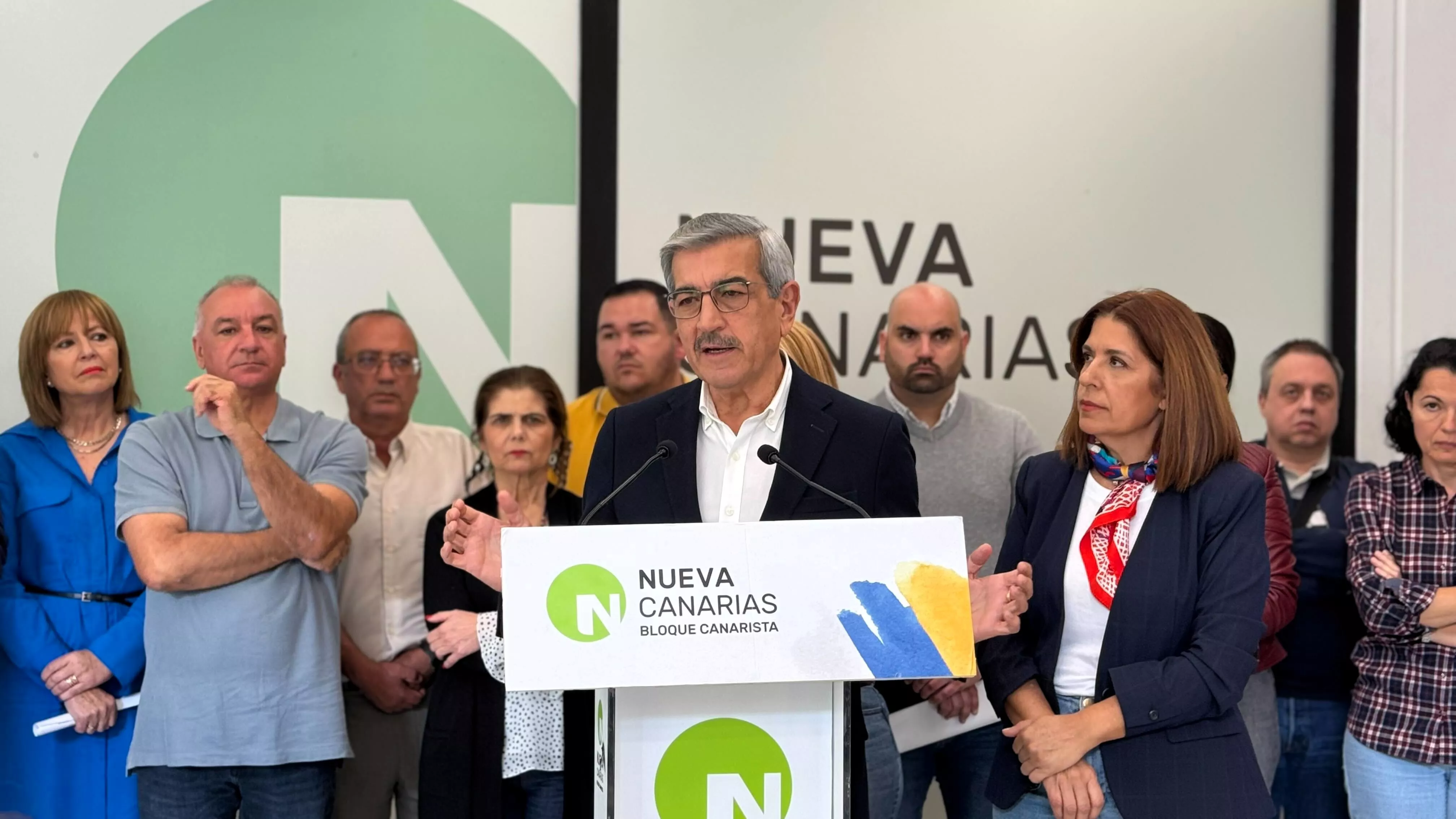 Román Rodríguez posterior a una ejecutiva nacional. / NUEVA CANARIAS (NC)