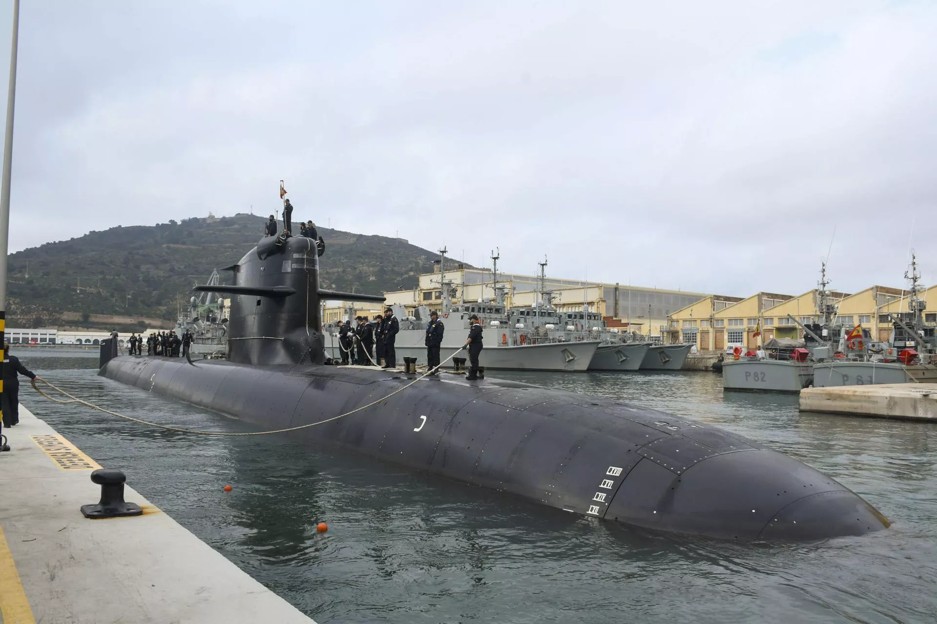 Así es el S-81, el primer submarino 100% español que se probará en Canarias con fuego real. / MINISTERIO DE DEFENSA-EFE