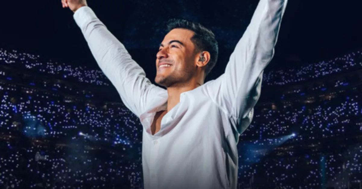 Montaje concierto de Carlos Rivera / AH