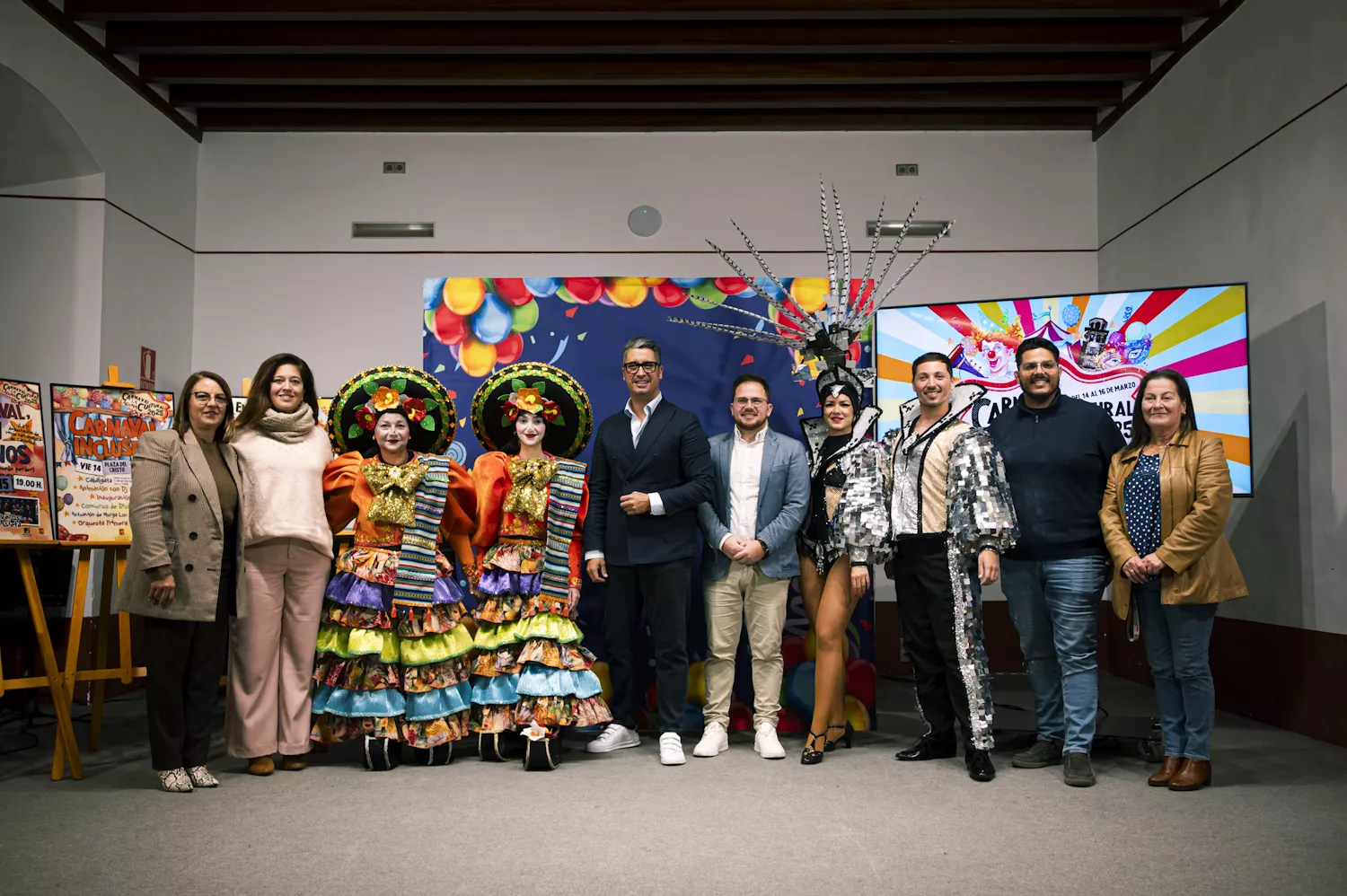 Presentación del Carnaval Cultural con Luis Yeray Gutiérrez y Alejandro del Castillo. /CEDIDA