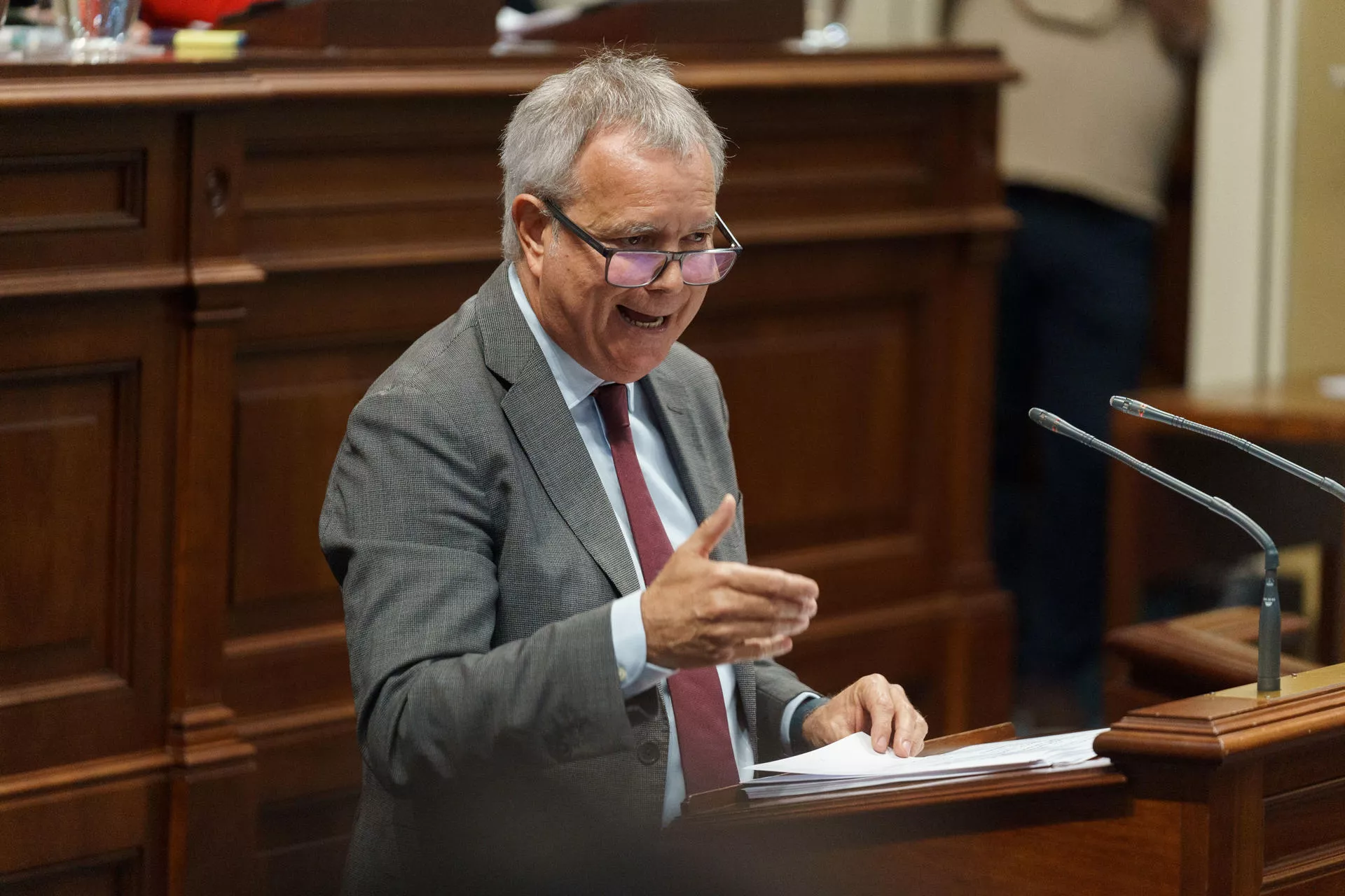 Sebastián Franquis, portavoz del PSOE. / RAMÓN DE LA ROCHE-EFE