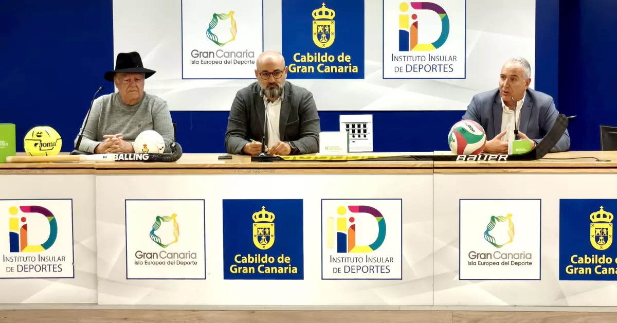 Hospitales San Roque y los clubes de élite presentan su acuerdo en el Gran Canaria Arena./ CEDIDA