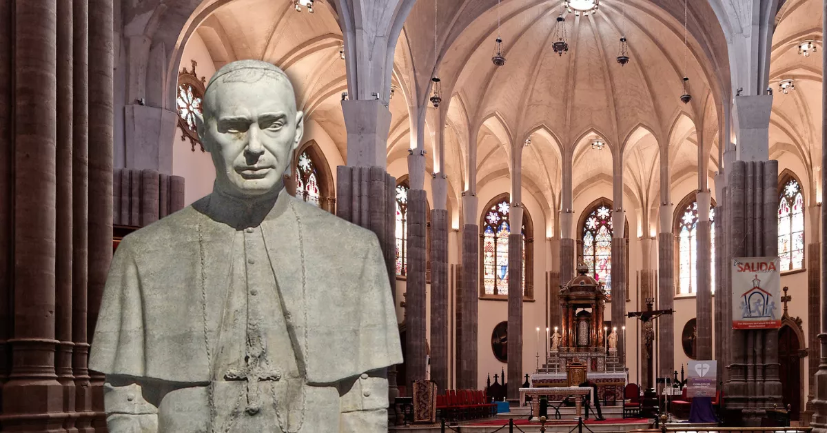 Busto de Domingo Pérez Cáceres en La Catedral de La Laguna. /Flickr/Wikimedia