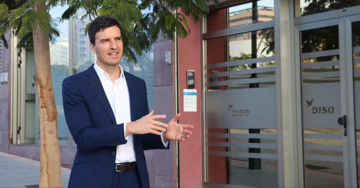 El director de renovables de DISA, Joaquín Gurriarán. / CEDIDA El director de renovables de DISA, Joaquín Gurriarán. / CEDIDA