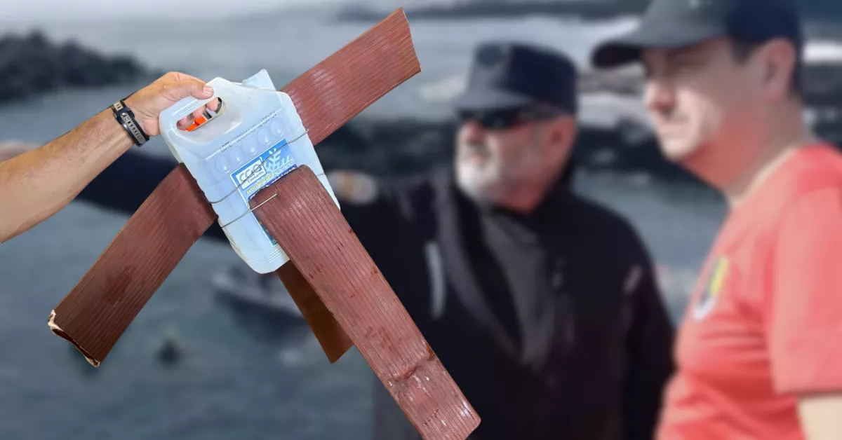 El Arek Finder, invento para buscar al menor que se llevó el mar en Tenerife./ MONTAJE AH