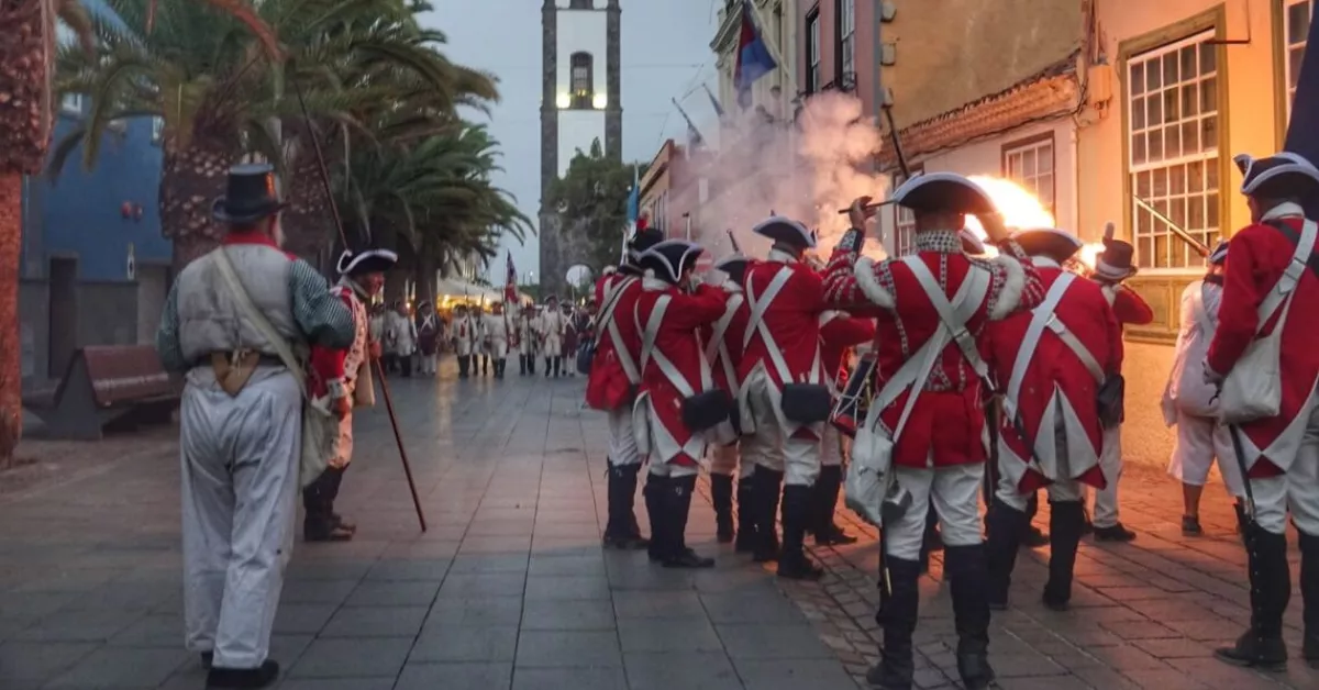 Recreación de la batalla del intento de invasión de los ingleses / AYUNTAMIENTO DE SANTA CRUZ DE TENERIFE