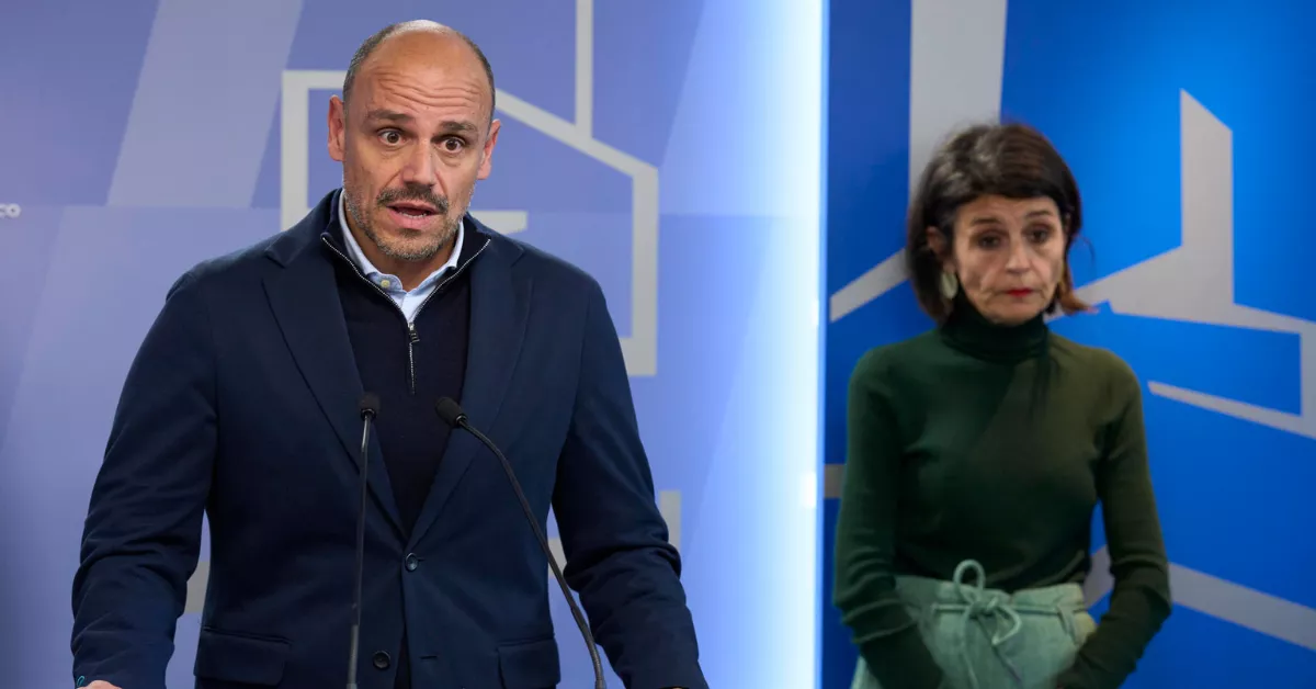 Diseño sin título   2025 La consejera de Bienestar, Juventud y Reto Demográfico del Gobierno Vasco, Nerea Melgosa (d) y el viceconsejero de Presidencia de Canarias, Juan Alfonso Cabello (i)./ EFE19T145457.738