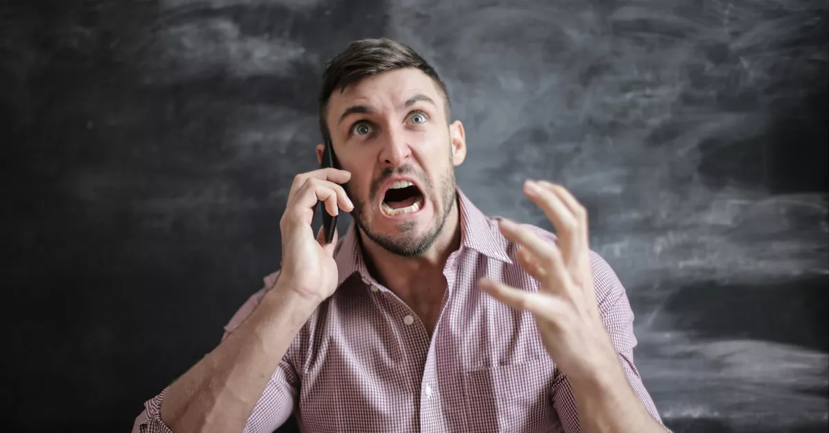 Imagen de una persona enfadada / PEXELS