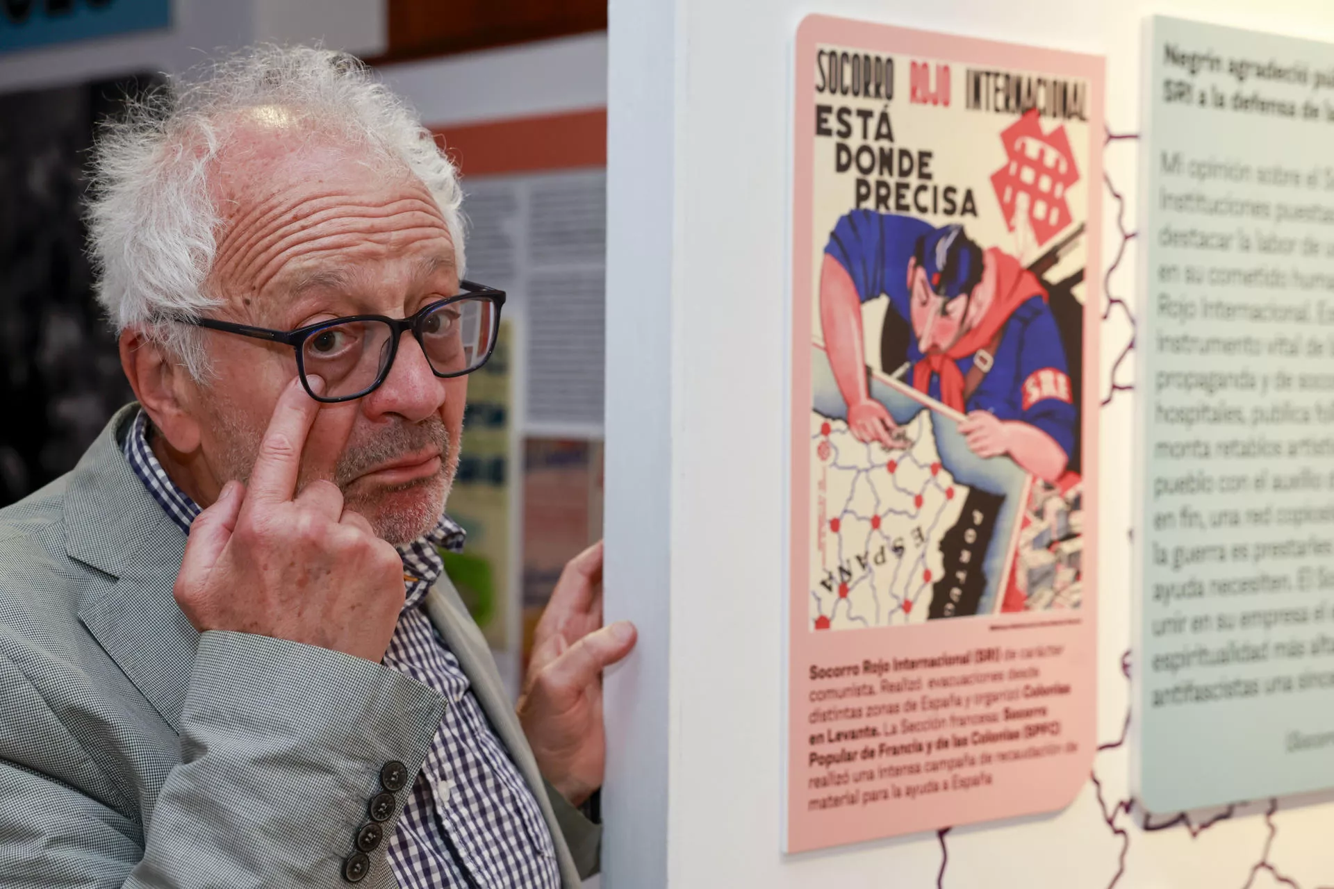 Manuel Moreno, hijo de los niños de la guerra: "No somos conscientes de la historia"./ EFE