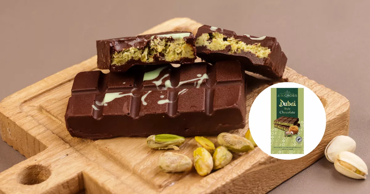 Chocolate Dubái de Lidl en Canarias / MONTAJE AH