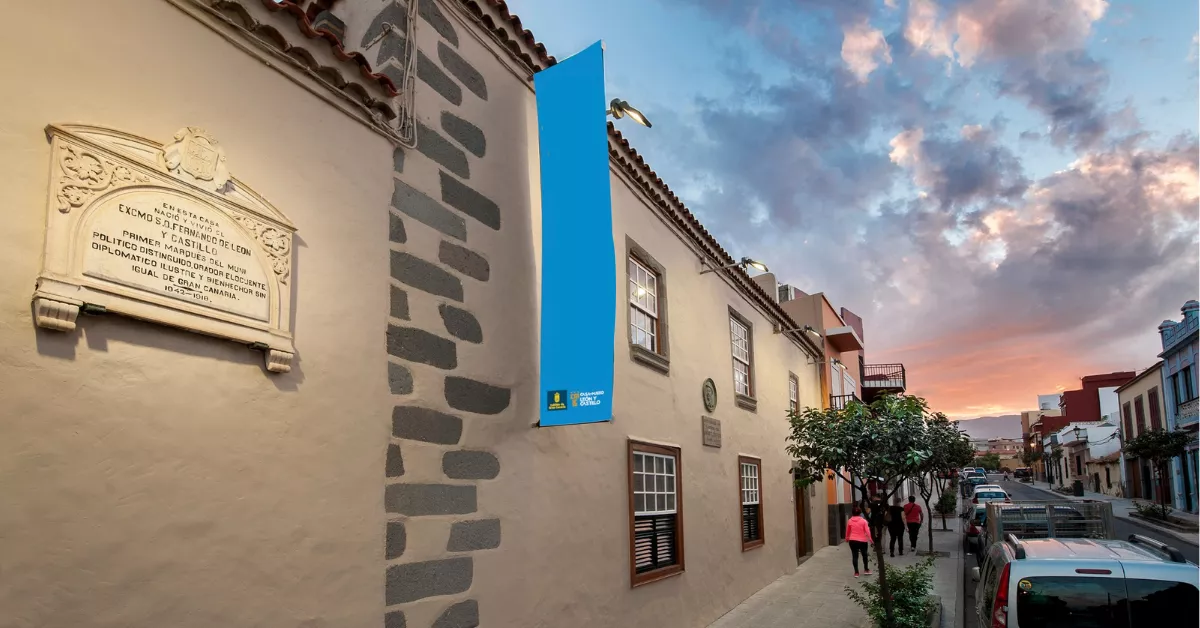 Fachada del Museo León y Castillo en Telde / CABILDO DE GRAN CANARIA