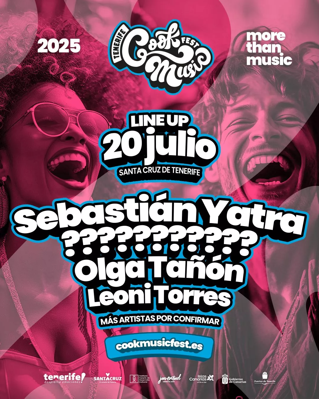 Cartel del Tenerife Cook Music Festival 2025./ CEDIDA Cartel del Tenerife Cook Music Festival 2025./ CEDIDA