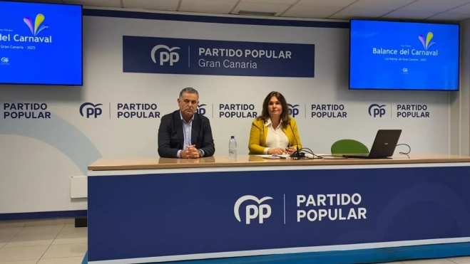 Rueda de prensa del PP sobre el balance del Carnaval 2025 de Las Palmas de Gran Canaria / ATLÁNTICO HOY