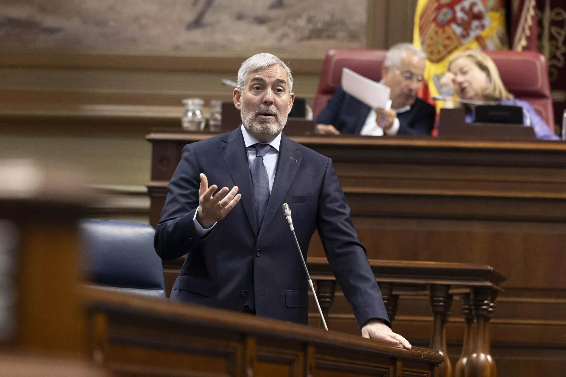 El presidente del Gobierno de Canarias, Fernando Clavijo. / EFE - MIGUEL BARRETO